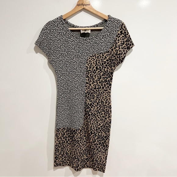 SEA New York Animal Print Mini Dress Cheetah Y2K - Picture 1 of 6